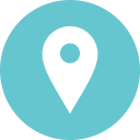 Icône en forme d'épingle de localisation