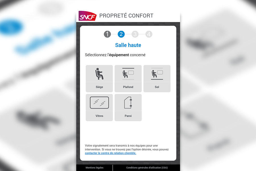 Capture d'écran d'une des pages du site Propreté Confort